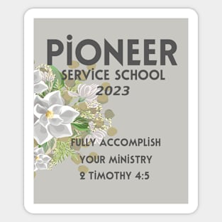 PIONEER SERVICE SCHOOL 2023 Sticker